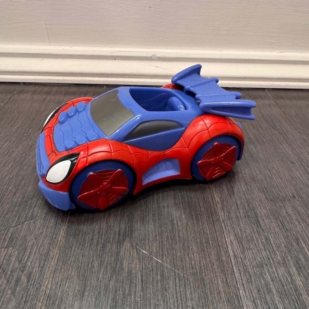 Spiderman Red and Blue Hero Small Push Car Boys Kids Toddlers